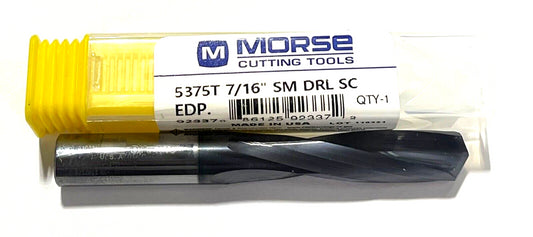 Morse 7/16" Solid Carbide Drill Screw Machine Length AlTiN Coating 2 Flute USA