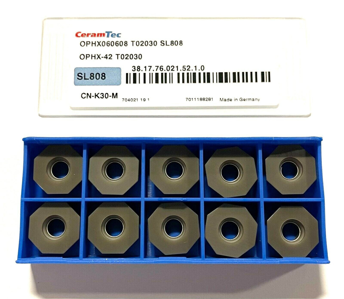 CeramTec Turning Inserts OPHX-42 T02030 Grade SL808 10 Pack