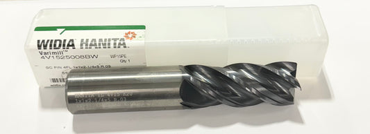 WIDIA 1" Carbide End Mill .030" Radius 4 Flute AlTiN High Performance