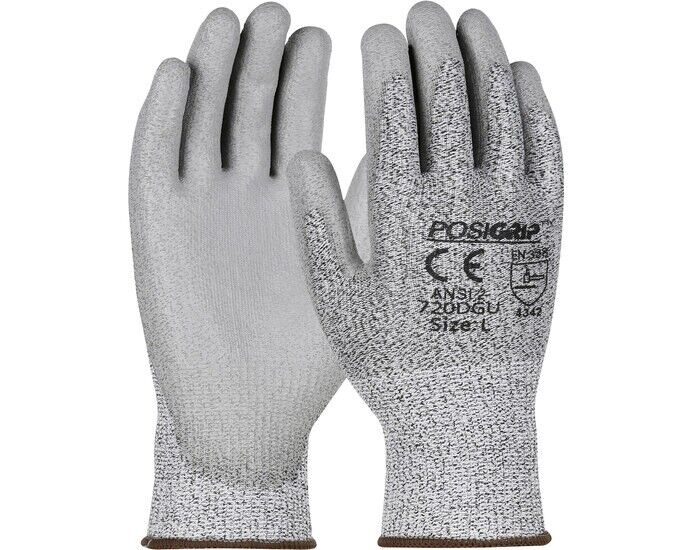 PIP PosiGrip HPPE Cut Resistant Gloves Palm Finger Coating Size 3XL 12 Pairs