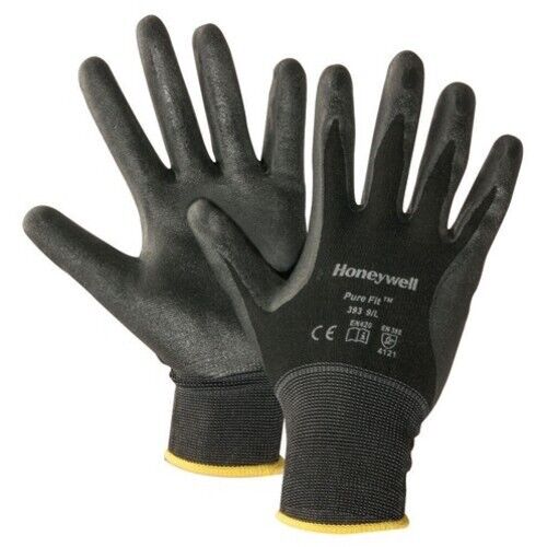 Honeywell Pure Fit General Purpose Safety Gloves 13 Gauge Black Nylon Size M