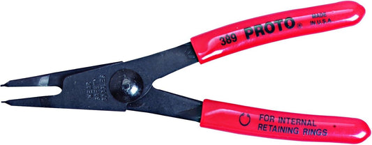 Proto 5-3/8" Retaining Ring Pliers .038" Tip Diameter 45 Degree USA Made