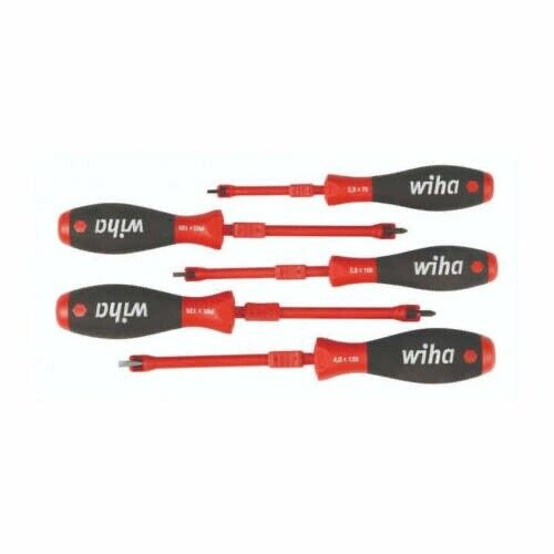 Wiha 5 Piece Screw Holding Screwdriver Set Slotted Phillips 34592