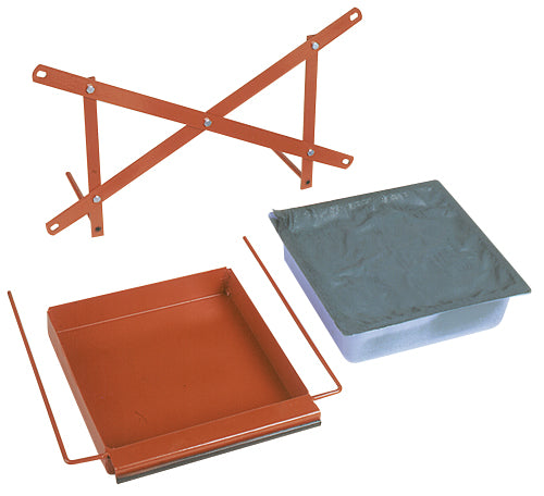 WESCO DT Drip Tray Kit with Plastic Absorbent Pan 9.75" x 9.75" with 1.75" Lip