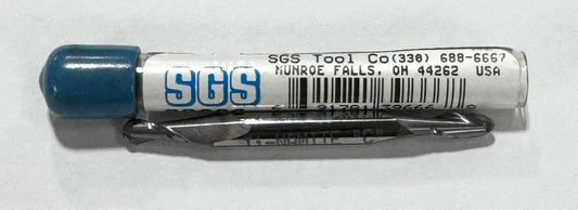 SGS 9/64" Carbide Ball Nose Double End Mill TiCN Coated 3/16" Shank USA