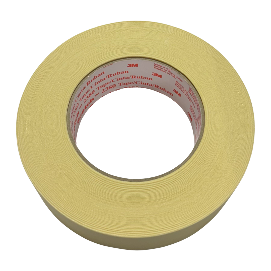 3M Scotch 2380 Tan Masking Tape 38mm Wide 60yd Long 7.2mm Thick