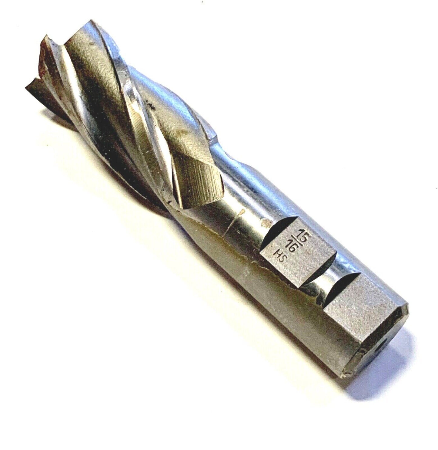 15/16" x 7/8" End Mill High Speed Steel 4 Flute Single End