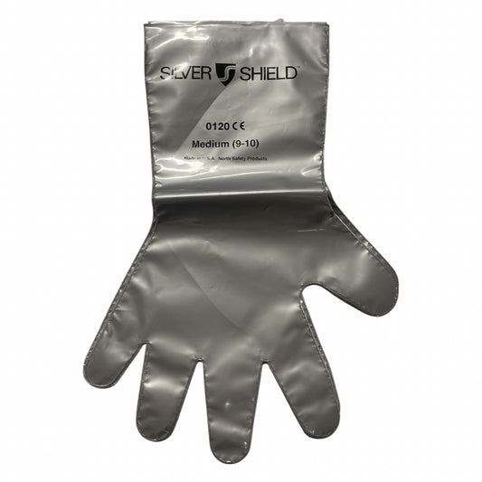 North Chemical Resistant Gloves Silver Shield Size 9-10 USA Made 10 Pairs