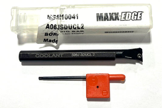 Maxx-Edge A06JSDUCL2 Indexable Boring Bar Coolant Thru .4130 Min Bore