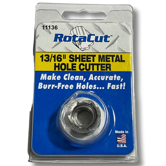 Hougen RotaCut 13/16" Sheet Metal Hole Cutter 11136 USA Made