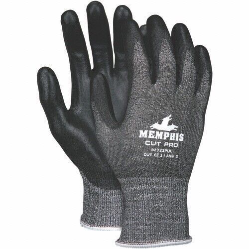 Memphis PPE Cut Resistant Safety Glove Coated 13 Gauge HPPE Shell Size XXL