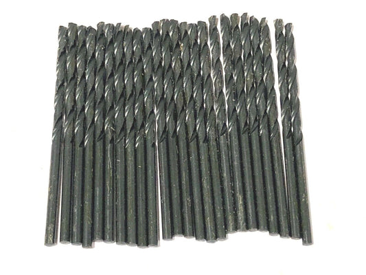 No.45 Drill Bit HSS Jobber Length Drills 118Â° Black Oxide General Purpose 20pk