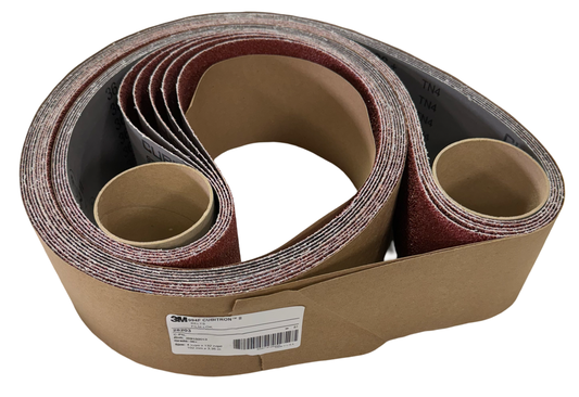 3M 994F 4" x 132" Sanding Belts CUBITRON II 36+ Ceramic Precision Shaped Grain 5pk