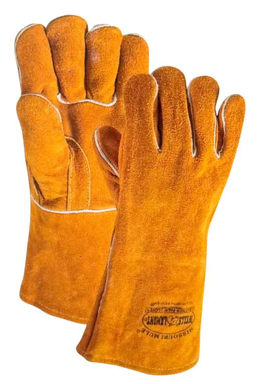 Wells Lamont Premium Select Split Cowhide Welders Gloves, Medium, 1 Pair