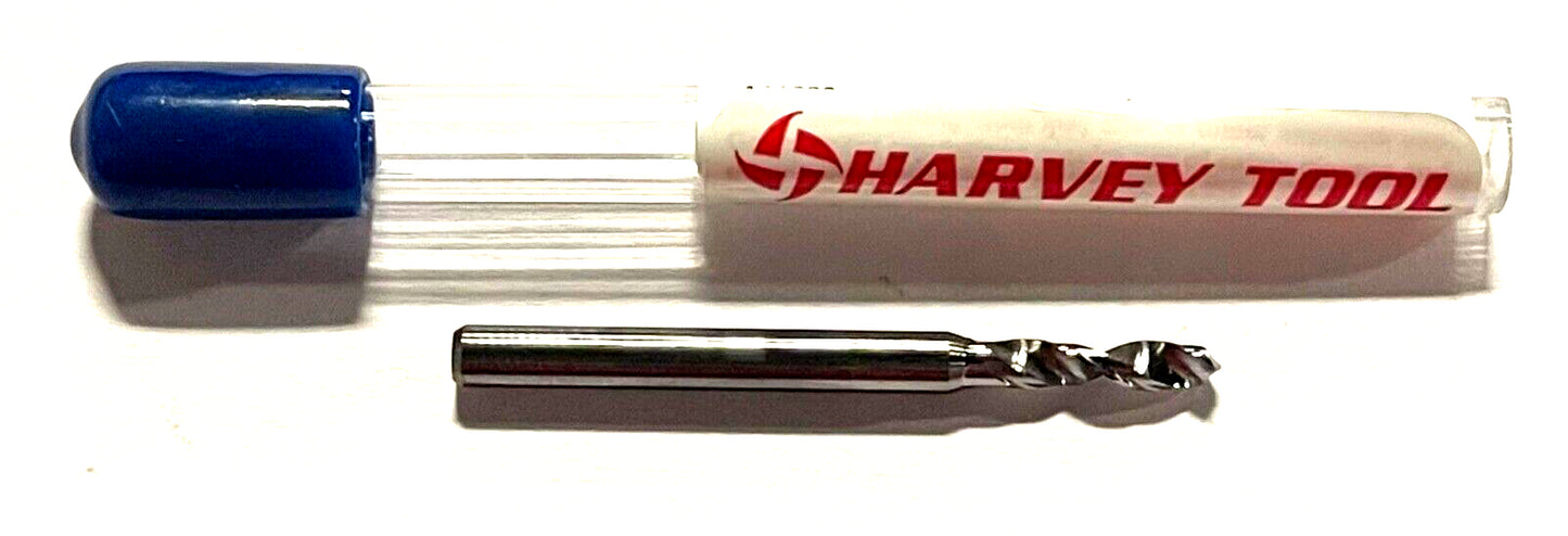 Harvey Tool .0995" Solid Carbide Drill 2 Flute 130Â° Point 1/8" Shank USA Made