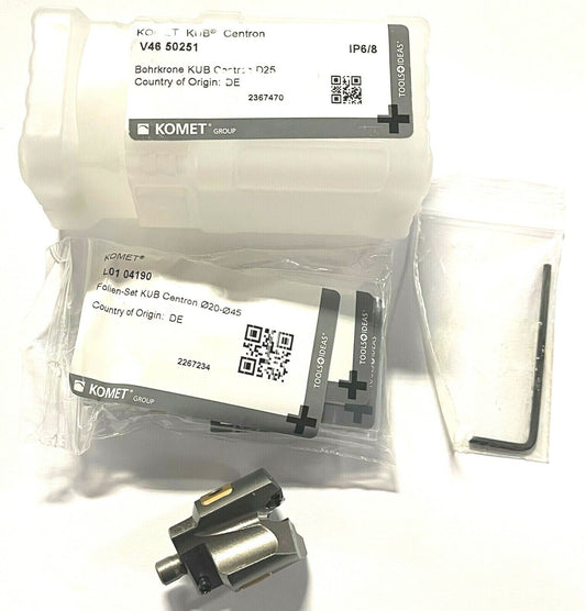 Komet KUB Centron 25mm Indexable Insert Drill Head V46 50251