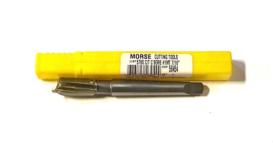 Morse 7/16" Carbide Tipped Counterbore Taper Shank Interchangeable Pilot USA