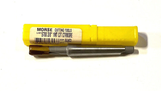 Morse 3/8" Carbide Tipped Counterbore Taper Shank Interchangeable Pilot USA