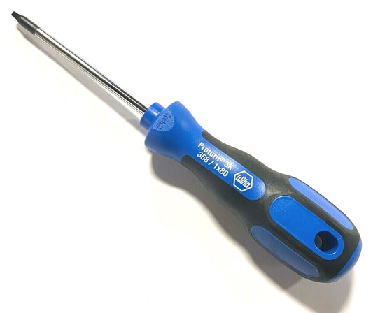 Wiha No.1 x 80mm Square Tip Screwdriver 3K Ergonomic Handle 45831