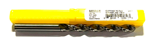 Morse 7.7mm Cobalt Drill Bit High Performance Parabolic Flute Jobber Length
