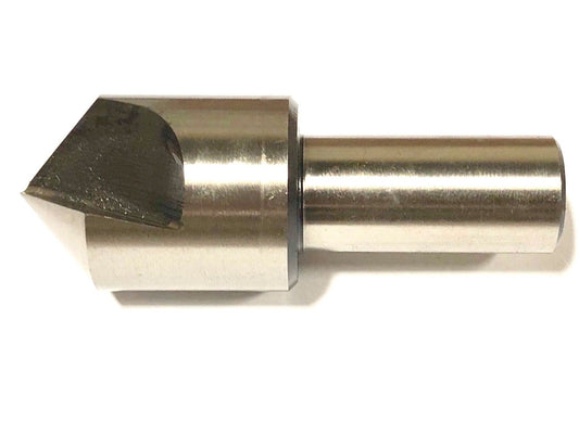 1-1/4" x 3/4" Countersink Single Flute 100 Degree High Speed Steel
