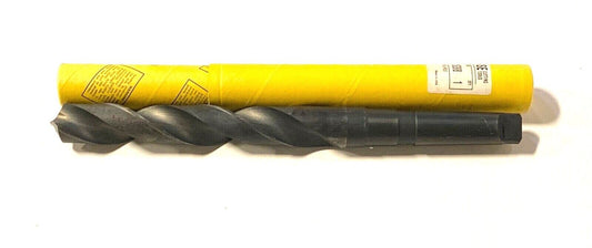 Morse 1-11/32" Coolant Hole Drill Taper Shank 4MT 118Â° Notched Point HSS USA