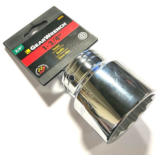 GearWrench 3/4" Drive 1-3/4" Socket 12 Point 88826
