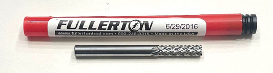 Fullerton 3/16" Solid Carbide Router Burr Style A No End Cut USA Made