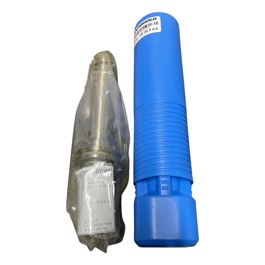 RapidHold CAT40 x ER20 Collet Chuck 8" Gage Length