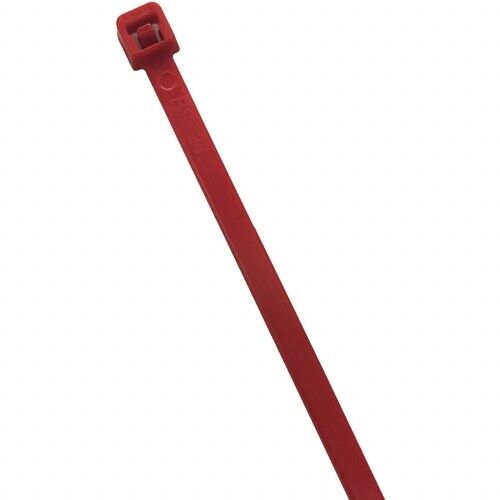 14.3" 50LB Cable Ties Red 100 Pack