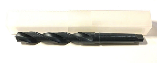 29/64" Taper Shank Drill HSS 118° Point Black Oxide Metalworking Drill 85609