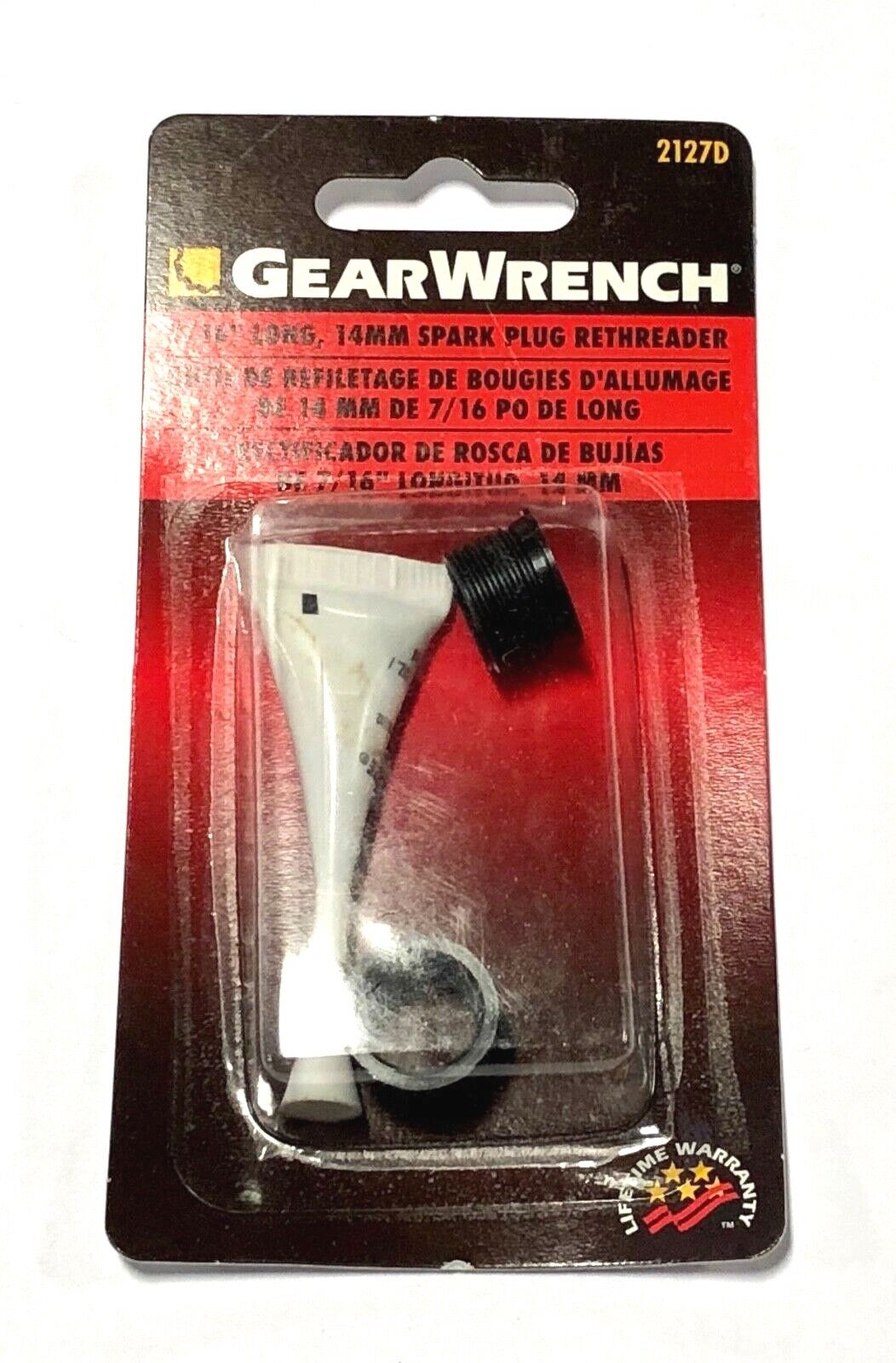 GearWrench 14mm Spark Plug Rethreader 7/16" Long 2127D