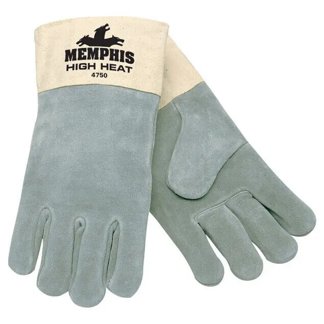 Memphis Welders Glove High Heat Green Select Cow Leather XL Welding Glove 4750