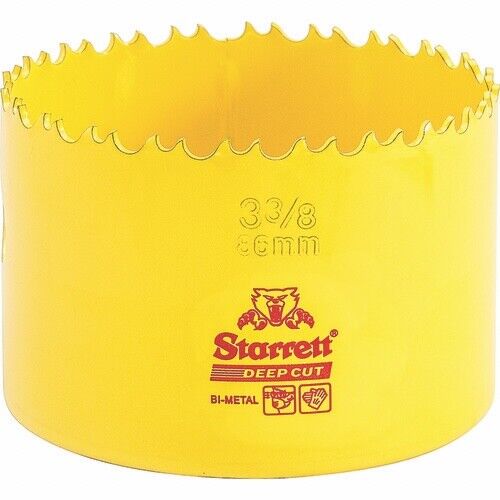 Starrett 3-3/8" Deep Cut Bi-Metal Hole Saw 00458