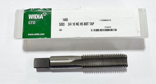 WIDIA 3/4"-10 HSS Straight Flute Bottoming Tap NC H5 4FL USA Made