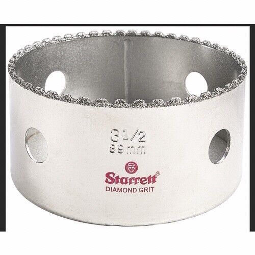 Starrett 3-1/2" Diamond Grit Hole Saw 12907