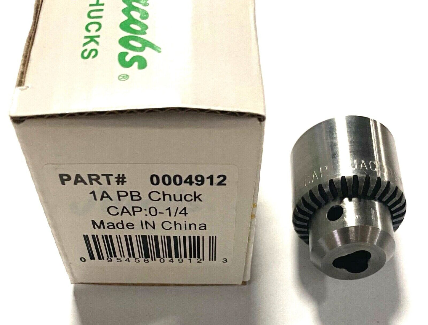 Jacobs 1A PB Chuck Capacity: 0-1/4" (6.5mm) 1JT Mount #4912