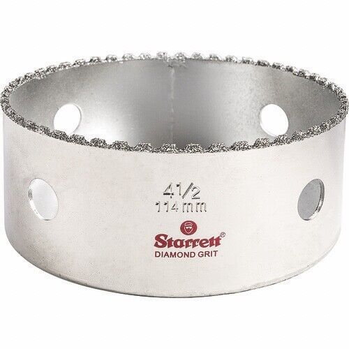 Starrett 4-1/2" Diamond Grit Hole Saw 12916