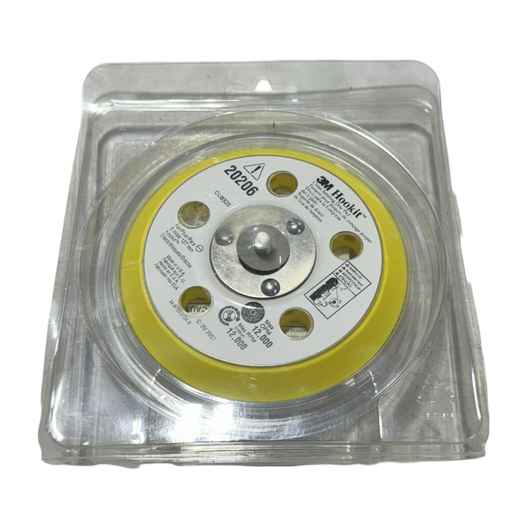 3M Hookit 5" Clean Sanding Back-Up Disc Pad USA Made 20206