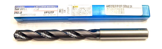 Mitsubishi 13.1mm Solid Carbide Drill 5xD Coolant Thru Miracle Coating 140°