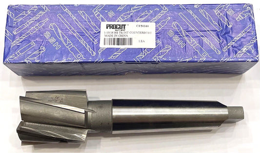 ProCut 1-15/16" Screw Size HSS 4MT Interchangeable Pilot Counterbore 7/16" Pilot