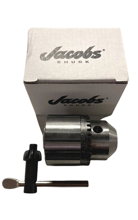 Jacobs 24BA-3/8 Light Duty Plain Bearing Drill Chuck 3/8-24 Threaded Mount 14946