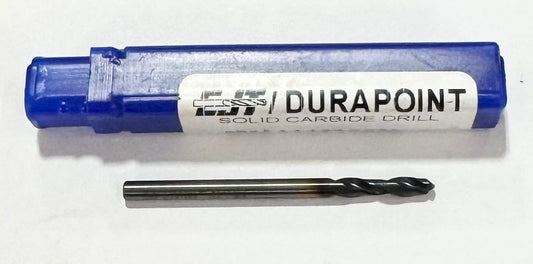 CJT #29 Solid Carbide Drill 2 Flute TiAlN Coated 140° Honed Double Split Point