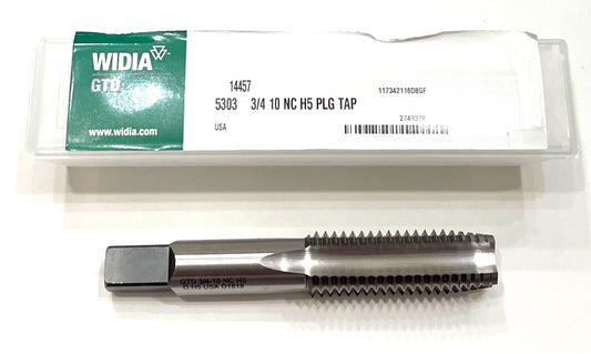 WIDIA 3/4"-10 HSS Hand Tap 4 Flute H5 Plug Tap USA Made 2749379