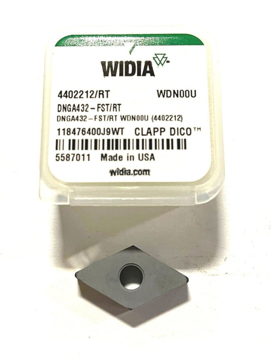 WIDIA PCD Insert DNGA432-FST/RT Grade WDN00U Polycrystalline Diamond Insert