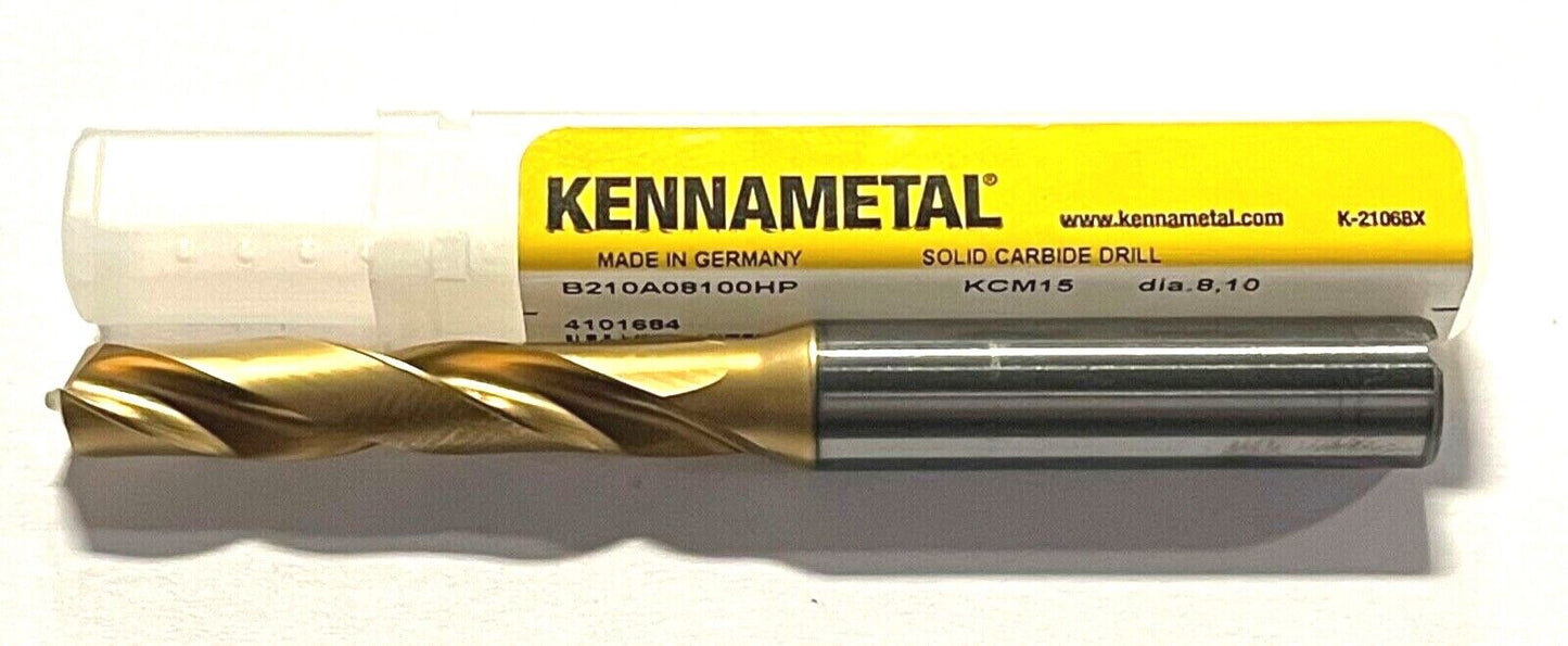 Kennametal .3189 Solid Carbide Drill Coolant Thru KM454101684