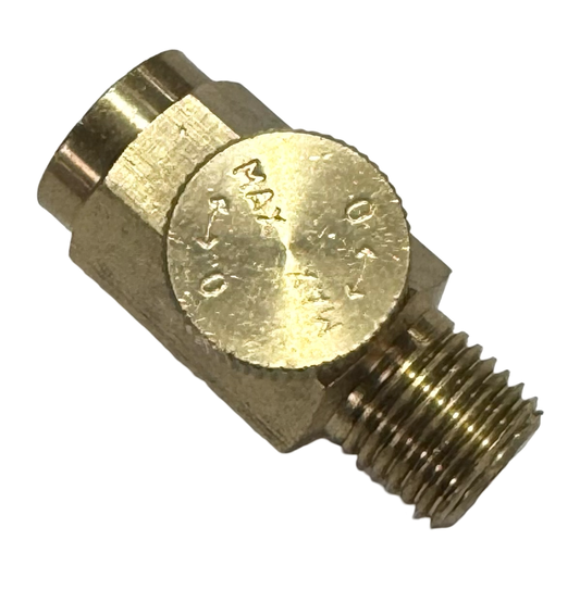 1/4" Brass Mini Ball Valve, Air Regulator, Inline