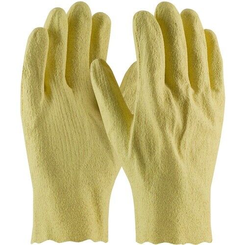 PIP Safety Gloves PPE Chemical Resistant Textured Vinyl Coated Gloves Size L 1DZ