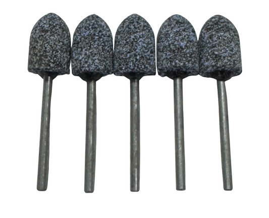 1/2" Diameter Abrasive Mounted Points B42 1/8" Shank Aluminum Oxide 5 Pack