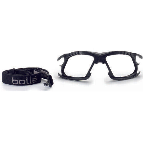 Bolle RUSH + Foam Strap Kit Black For Use With Safety Glasses 40293